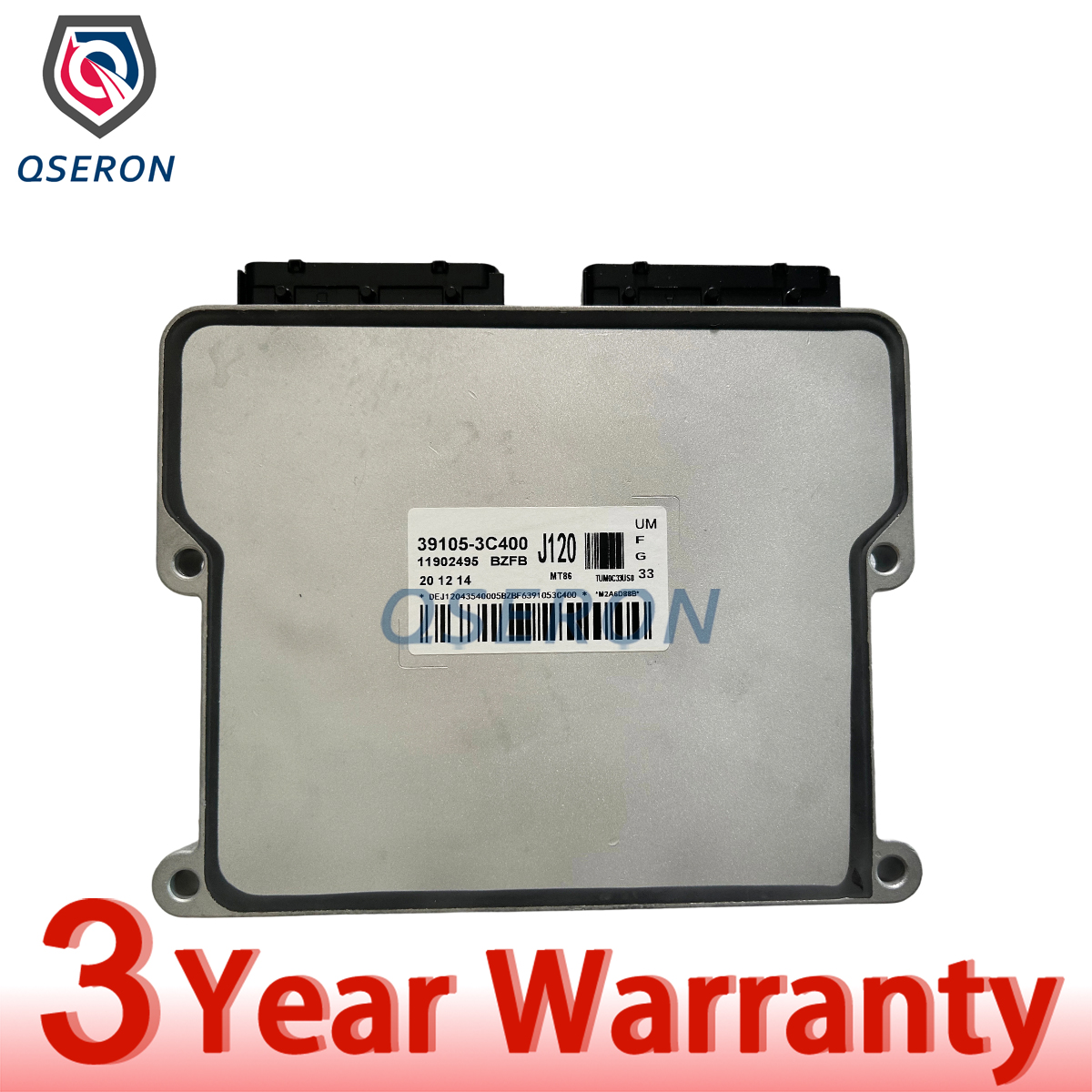 ECU 39105-3C400 エンジンコントロールユニット 391053C400 J120 MT86 コンピュータモジュール ECM ヒュンダイ