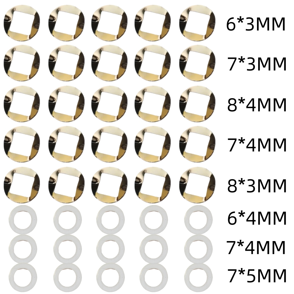 80/800 ピース/ロットボックスはさみ修理キット理髪はさみアクセサリープラスチック 7*5/7*4/6*4 ミリメートルワッシャー理髪サロンはさみ部品