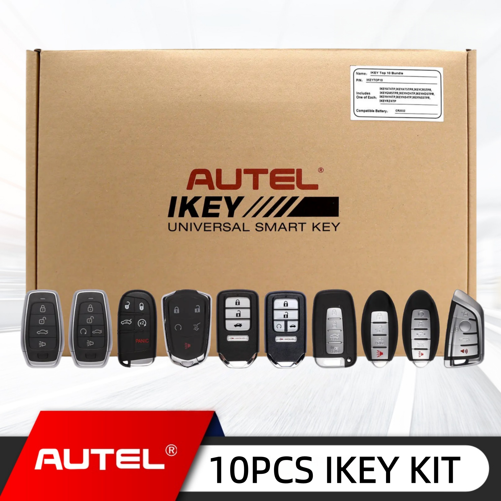 10 個キット Autel ベストセラー IKEY スマート キー IKEYAT004CL AT005BL CL005AL GM005AL HD004AL HY004AL NS004AL NS005AL BW004AL