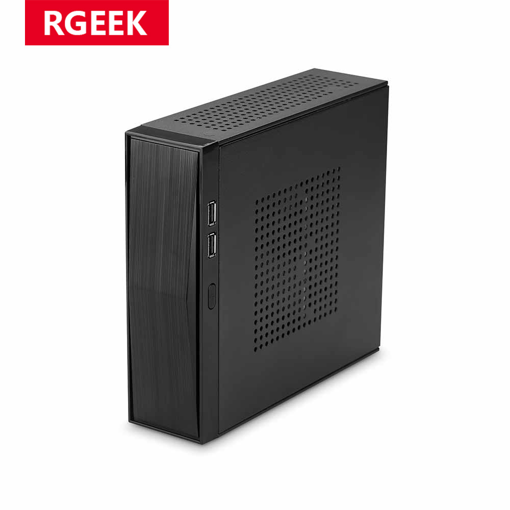 RGEEK C01 SECC シャーシ小型産業用デスクトップコンピュータケース PSU HTPC Mini ITX PC ケース