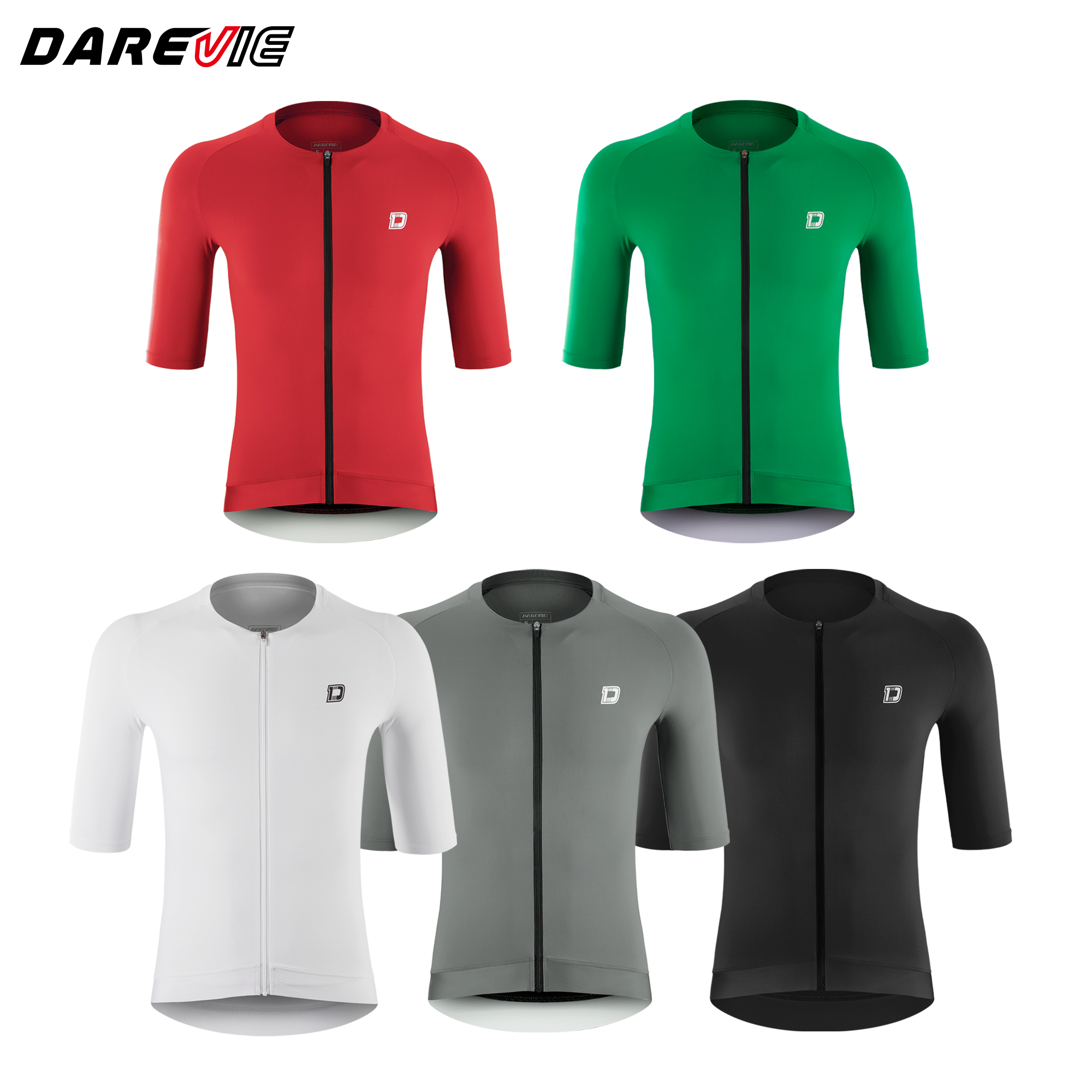 DAREVIE サイクリングジャージクールテクノロジーアンチ UV プロレベル男サイクリングマイヨ 4.5 センチメートルアンチスリップ速乾性メンズサイクリング服