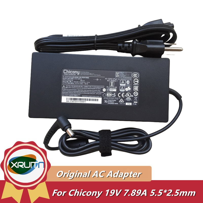 純正 19V 7.89A 150W A15-150P1A Chicony 充電器 AC アダプター CLEVO W650KK1 P651RA NB50TK1 P950EP6 ゲームノートパソコンの電源