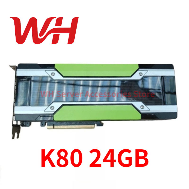 NVIDIA Tesla K80 24GB GPUアクセラレーターカード GDDR5 PCIe 3.0 x16 コンピューティンググラフィックスカード（ディープラーニング、AIトレーニング、HPC向け）
