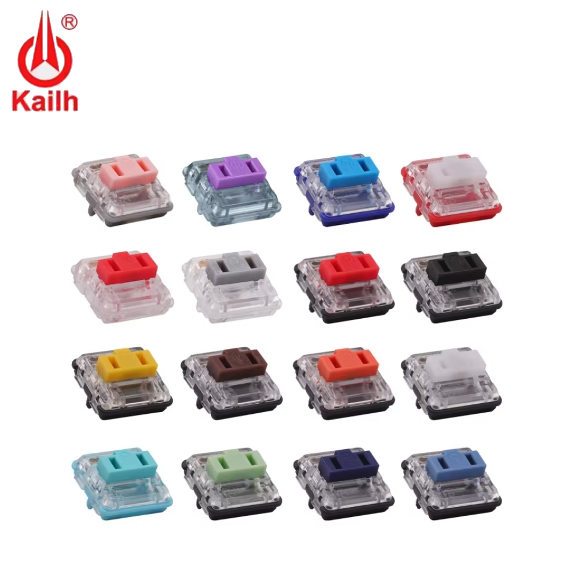 Kailh ロープロファイル Choc スイッチ 1350 チョコレートキーボードスイッチカチカチ触覚リニアマルチカラースイッチメカニカルキーボードラップトップ