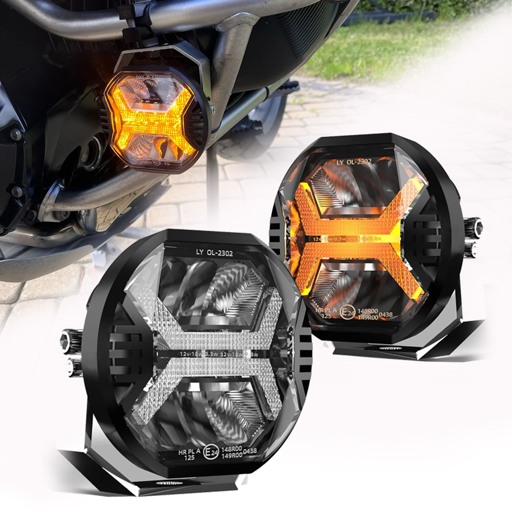 Emark 車 LED ワークライトバー 12V 24V アンバー Drl スポットライトバートラックオフロード 4x4 ATV UTV ボート補助ライトオートバイ用