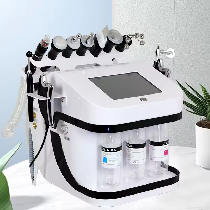 2026 Portable 10 In 1 Microdermabrasion Hydro Deep Cleaning Oxygen Jet Aqua Peel Facial Water H2O2 Oxygen Facial Beauty Machine