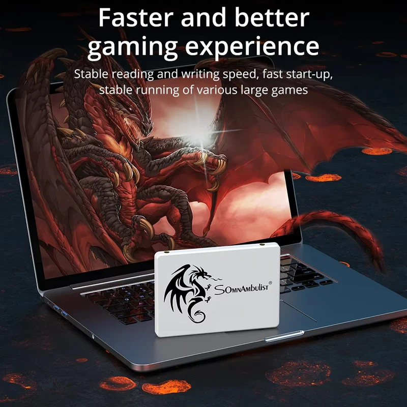 SomnAmbulist SSD 2.5 64 ギガバイト 128 ギガバイト 256 ギガバイト 512 ギガバイトのラップトップデスクトップソリッドステートドライブ Sata3 120 ギガバイト 240 ギガバイト 480 ギガバイト
