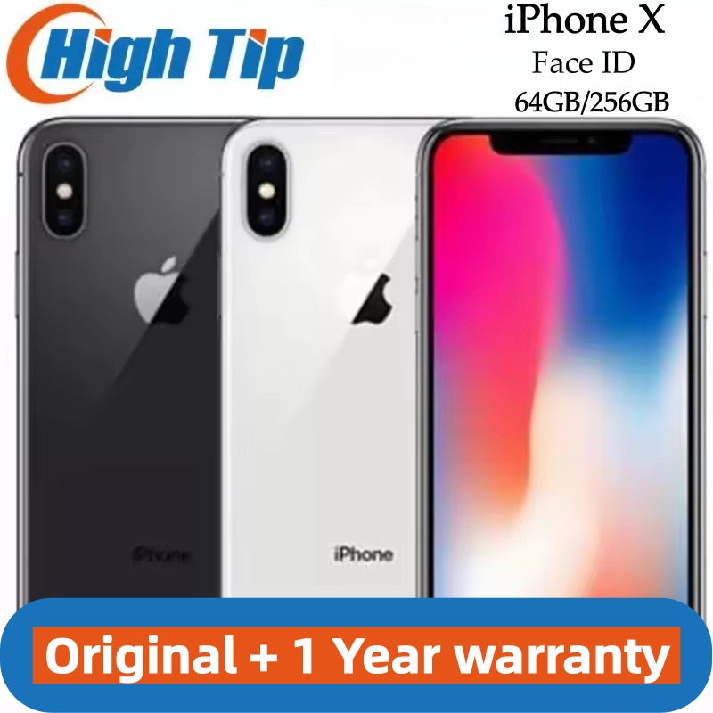 オリジナルロック解除 Apple iPhone X Face ID 64GB/256GB ROM 5.8" 3GB RAM 12MP ヘキサコア iOS A11 デュアルバックカメラ 4G LTE 携帯電話