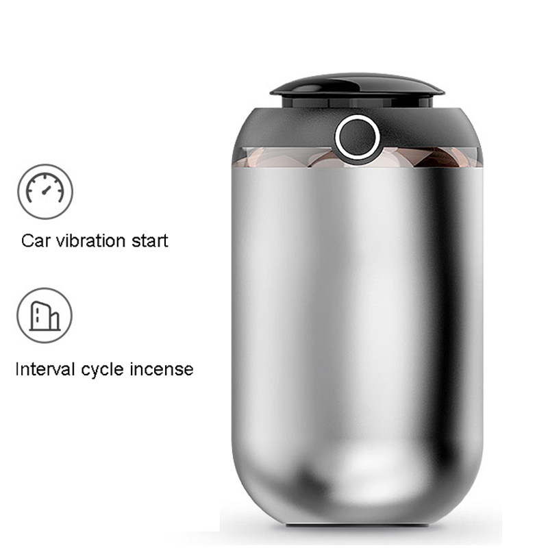 車芳香剤 AI スマートアロマディフューザーエッセンシャルオイルルームフレグランス USB 充電香りディストリビューターアロマセラピーマシン