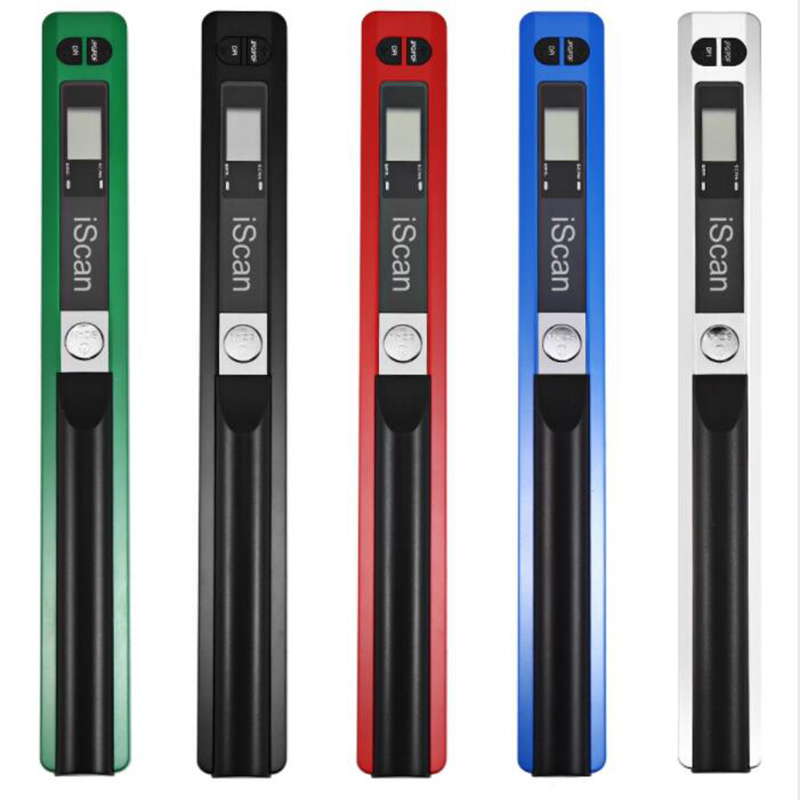 New Arrival Portable 900DPI Handhold Document Scanner JPG / PDF Format Document Image Scan Scanner with LCD Displayer Support 4A