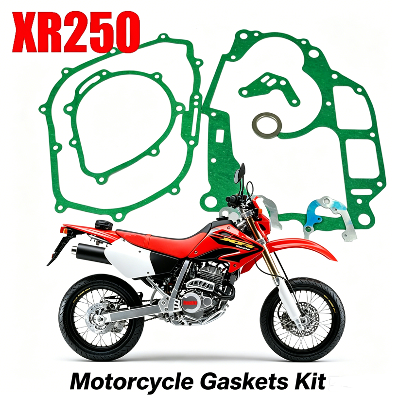 オートバイガスケットホンダ Sundiro 嘉陵用 73 ミリメートル XR250R XR250 XLR250 CBX250 (88-95) エンジンシリンダークランクケースガスケットキット