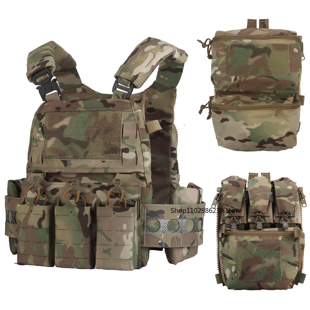 FCPC V5 スタイル タクティカル プレート キャリア ベスト – MOLLE モジュラー ハンティング
