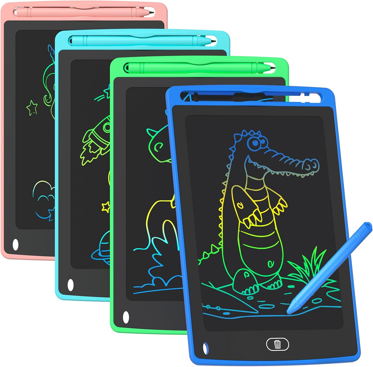 6.5/8.5/10/12/16 インチ LCD 描画タブレット、手書きパッド、電子ライティングボード、子供のクリスマス/誕生日プレゼント/知育玩具
