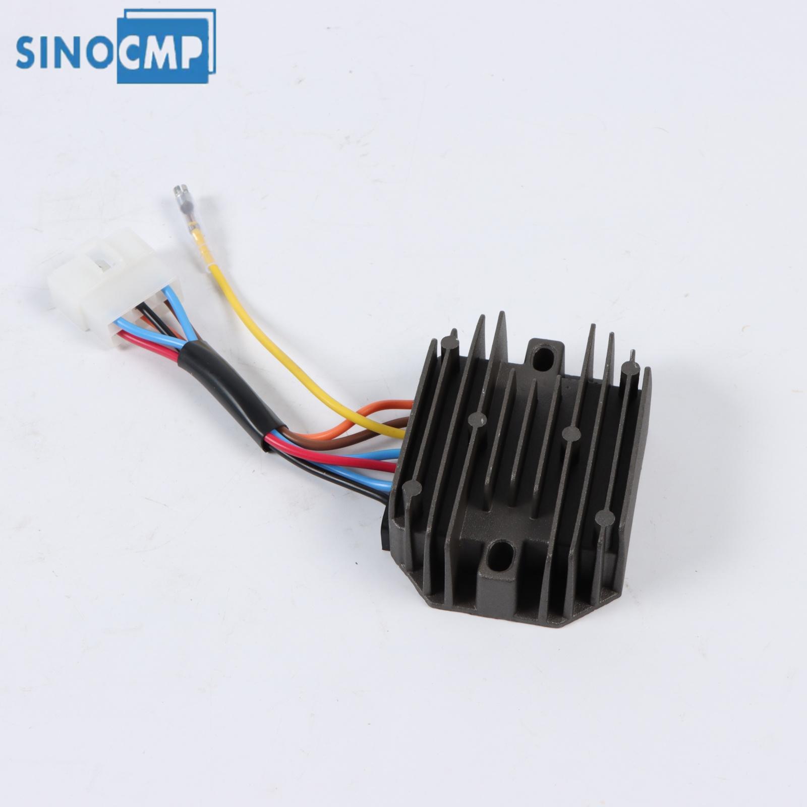 1pc 12V 電圧レギュレータヤンマー 3TNE74 エンジン YM119640-77710 YM119640-77711 エンジンショベルアクセサリー交換部品
