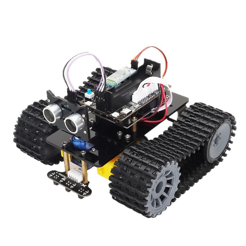AI テクノロジーを搭載した AI プログラム可能なインテリジェント ロボット教育キット ロボット工学構築セット STEM 学習を追跡します