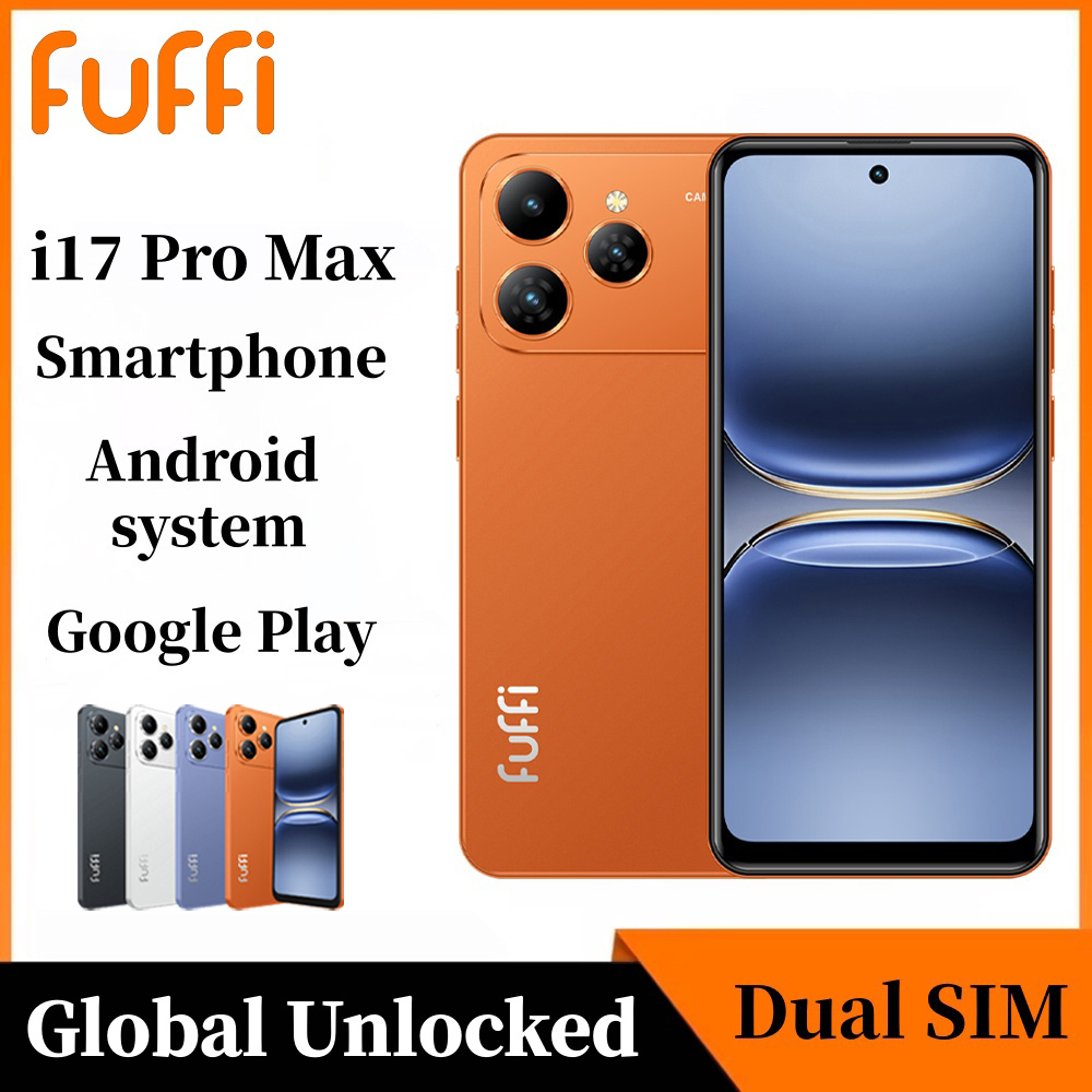 FFFI Global Vision i17 Pro Max スマートフォン Android 6GB RAM 128GB ROM 6.56 インチ電話 720x1612HD 24 48MP 4G ネットワーク携帯電話
