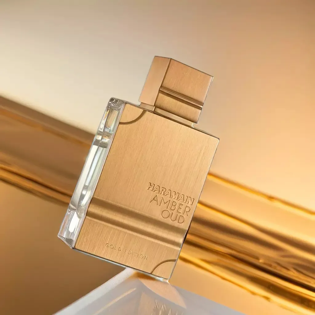 アル ハラメイン アンバー ウード ゴールド EDP 60ml – ユニセックス ロング ラスティング アンバー バニラ ウード 高級香水ギフト