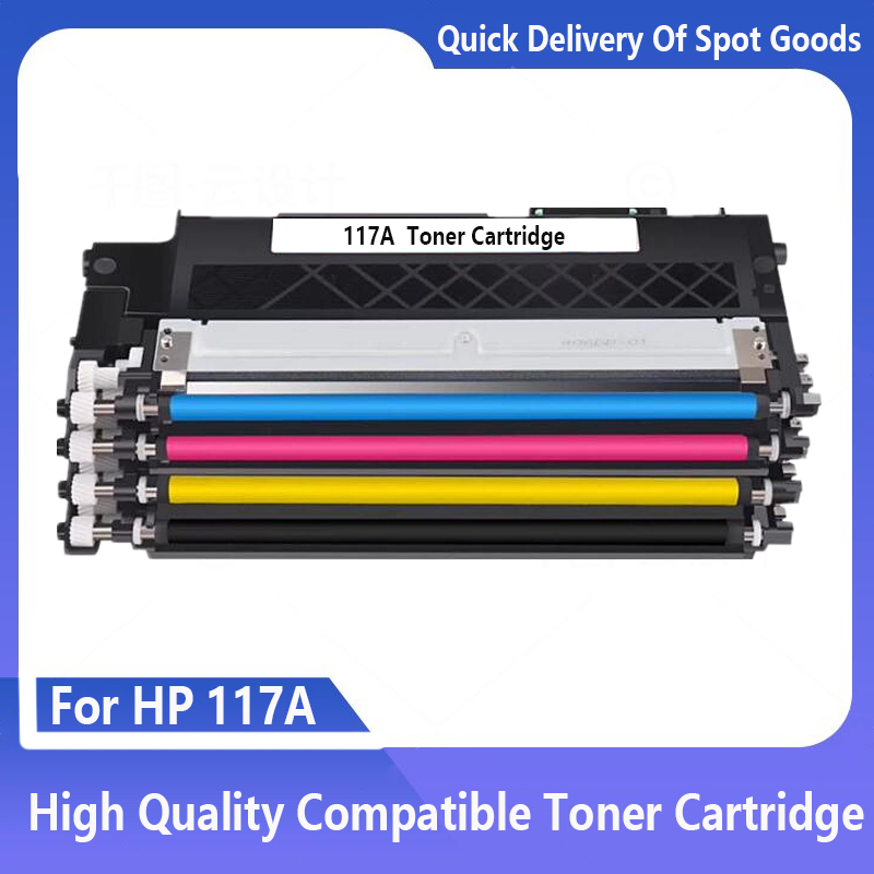 互換性のあるトナーカートリッジ HP カラーレーザー 150A 150W 150NW MFP 178NW 179FNW 117A W2070A W2071A W2072A W2073A 新しいチップ付き
