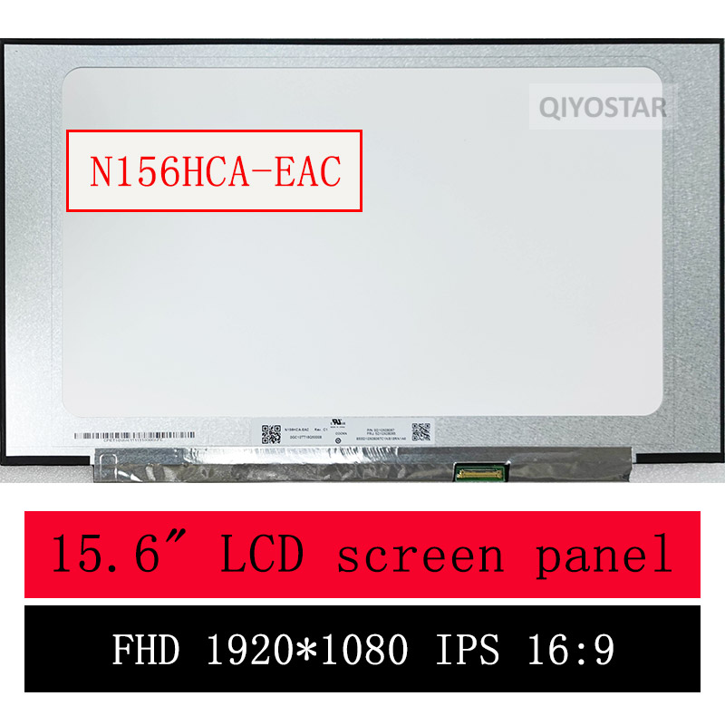 15.6 "スリム LED マトリックス N156HCA-EAC REV C1 C2 ラップトップ lcd スクリーンパネルディスプレイ 1920*1080 FHD IPS FRU 5D10X08065