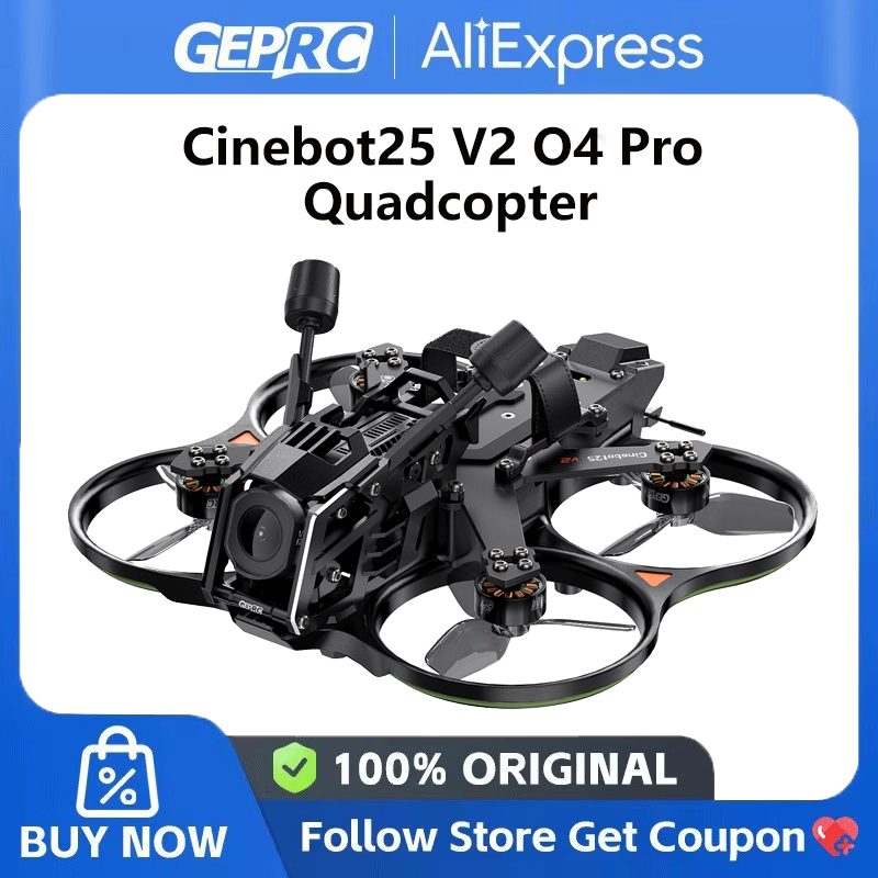 GEPRC 2026NEW Cinebot25 V2 FPV クアッドコプター O4 エアユニット PRO /WTFPV SPEEDX2 1404 4600KV TAKER F722 35A AIO RC フリースタイル ドローン