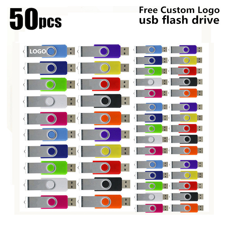 50 ピース/ロット無料カスタムロゴ 2.0 USB フラッシュドライブ Usb 4 ギガバイト 8 ギガバイト 32 ギガバイト 64 ギガバイトペンドライブ 2 ギガバイト 1 ギガバイト写真撮影ウェディングギフトメモリ Cle スティック