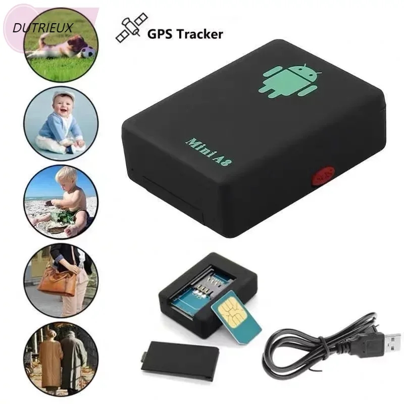 小型 GPS トラッカー ミニ A8 GSM GPRS LBS ロケーターアダプター無料リアルタイム車子供家族ペット追跡デバイス