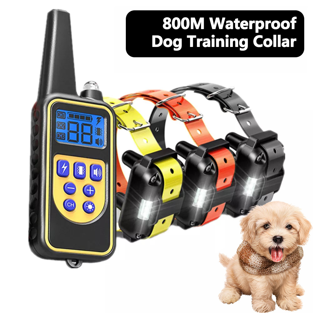 犬用ショック首輪 - 【新版】犬用トレーニング首輪 大中小型犬用 IPX7防水 充電式E首輪 ビープ音付き