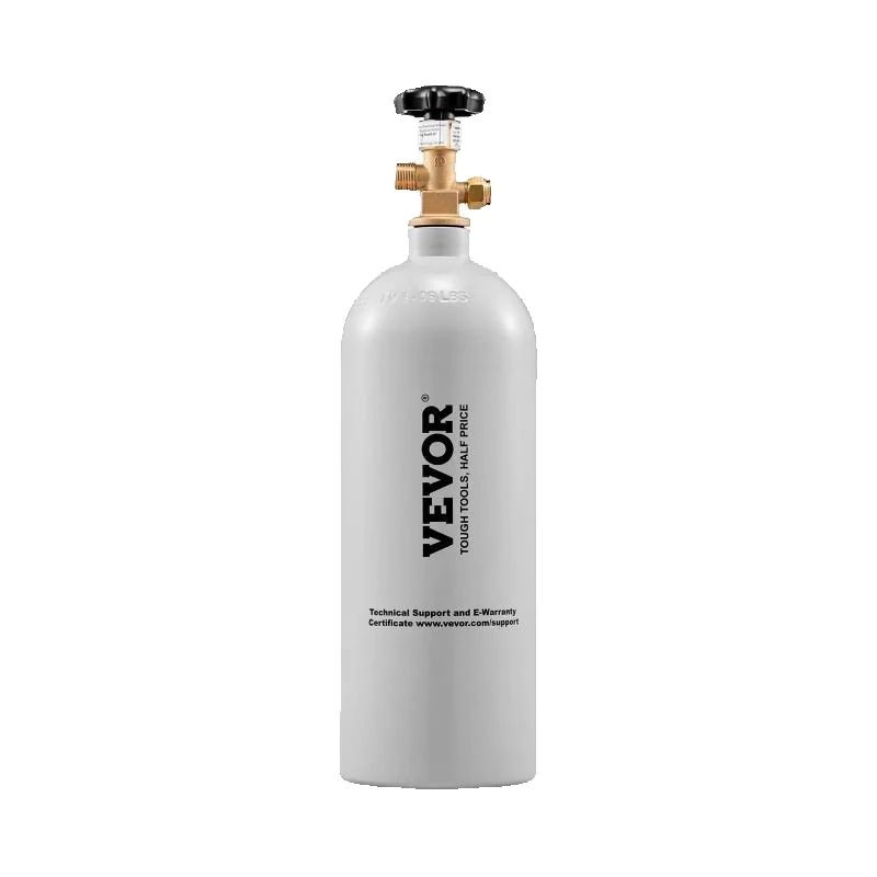 SucceBuy 5 ポンド CO2 タンクアルミガスシリンダー新品 CO2 シリンダーグレースプレーコーティング CO2 タンク CGA320 バルブ付き