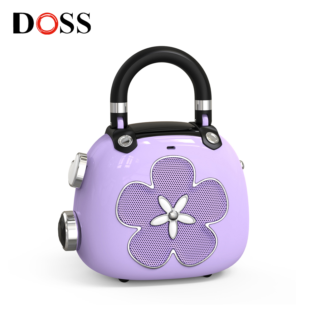DOSS ミニ Bluetooth 5.0 スピーカーキャンディー 5 ワットマイティサウンドかわいい MP3 音楽プレーヤーサウンドボックスワイヤレスポータブルスピーカー理想的なギフトアイデア