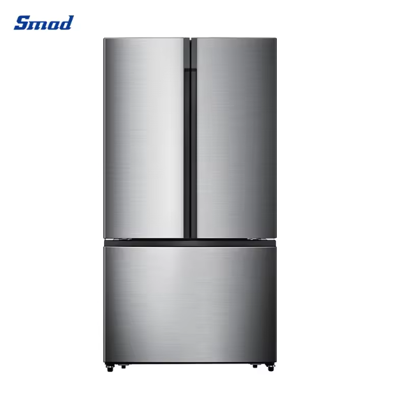 Best Selling 499L 220V/50Hz White Grey Black Color No Frost French Door Freezer Refrigerator for Home Use DM-644W3E