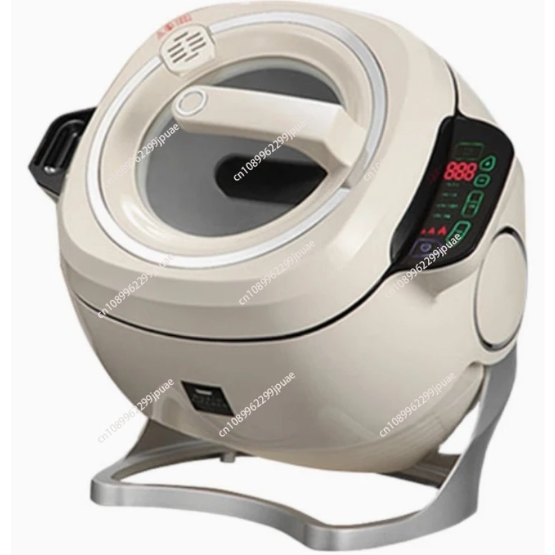 6L 全自動炒め調理ロボットタッチスクリーンノンスティック中華鍋多機能スマートマルチクッカー家庭用キッチンマシン