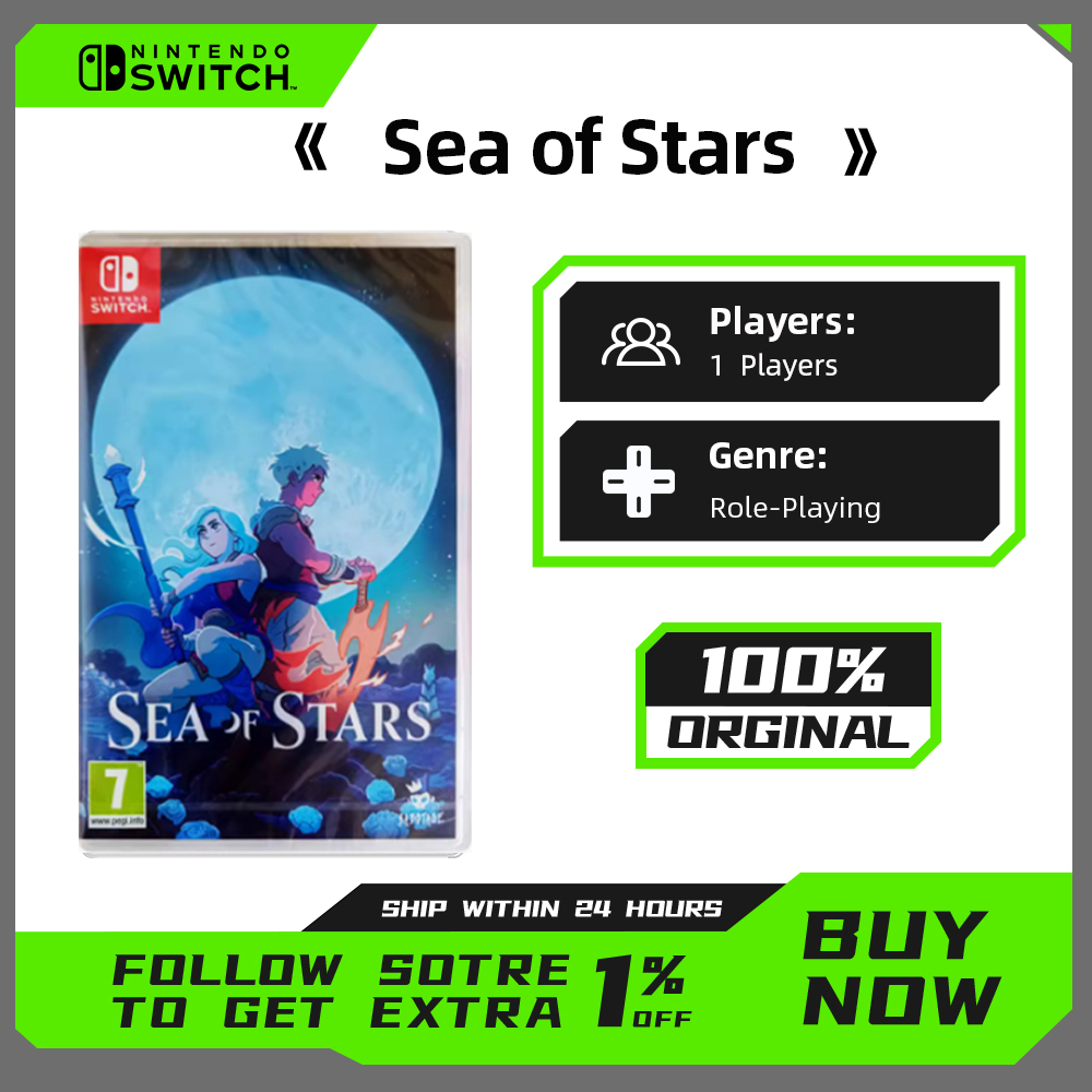 Nintendo Switch ゲームセール - Sea of Stars - 100% オリジナル ゲーム カートリッジ 物理カード パーティー (Switch OLED Lite 用) 
﻿