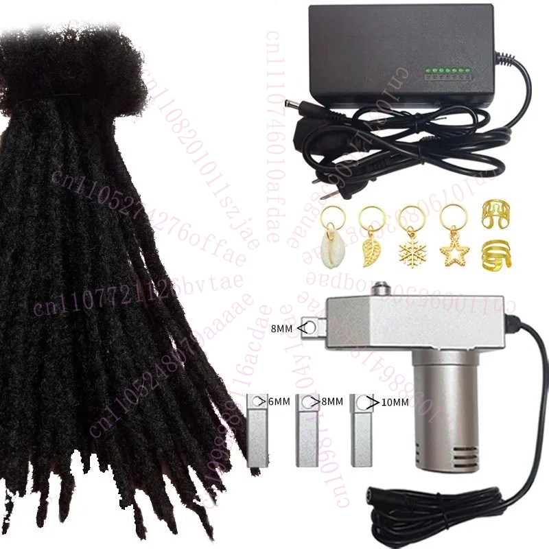 ドレッドヘアマシン自動編み機ポータブル DIY ヘアスタイリングドレッドヘア編み電気ドレッドヘアメーカー