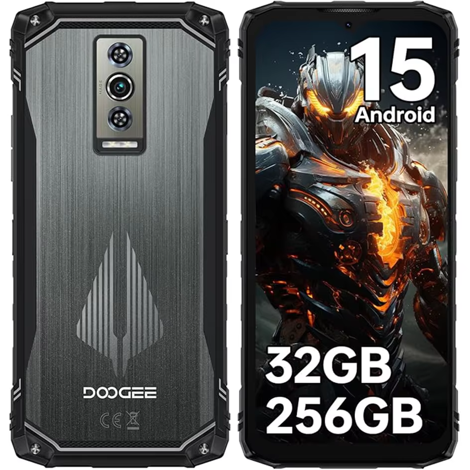 DOOGEE Blade 10 Pro Energy 4.5G 頑丈な携帯電話 Android 15、10.7mm 超薄型、6.56 インチ HD 90Hz 頑丈なスマートフォン、32GB 256GB/2TB オクタ