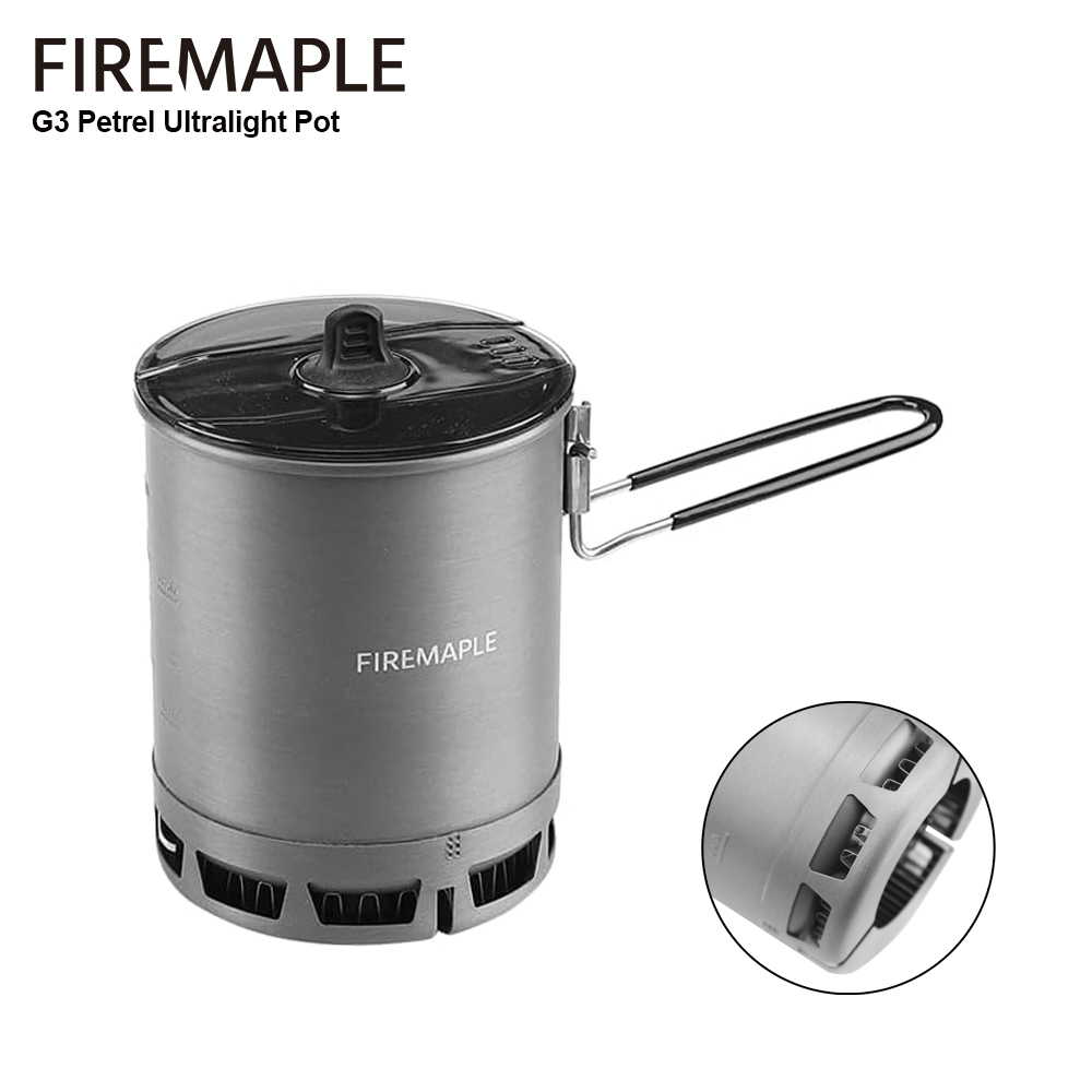 ファイアメープル 600 ミリリットル熱交換器ポットポータブル屋外旅行ピクニック調理器具高効率 G3 ミズナギドリキャンプ用品