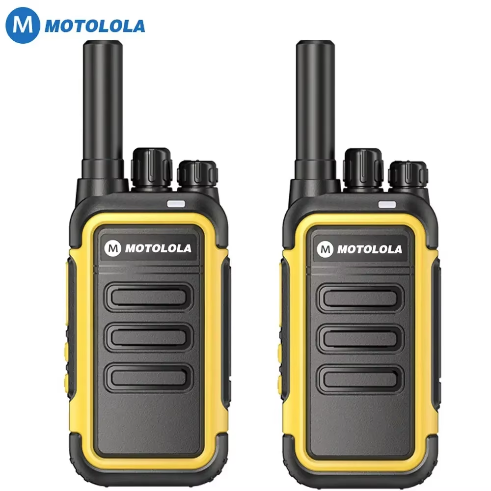 Motolola 2個ミニトランシーバーポータブル双方向ラジオUHFトランシーバーセットトランシーバーラジオトランシーバー長距離 COD