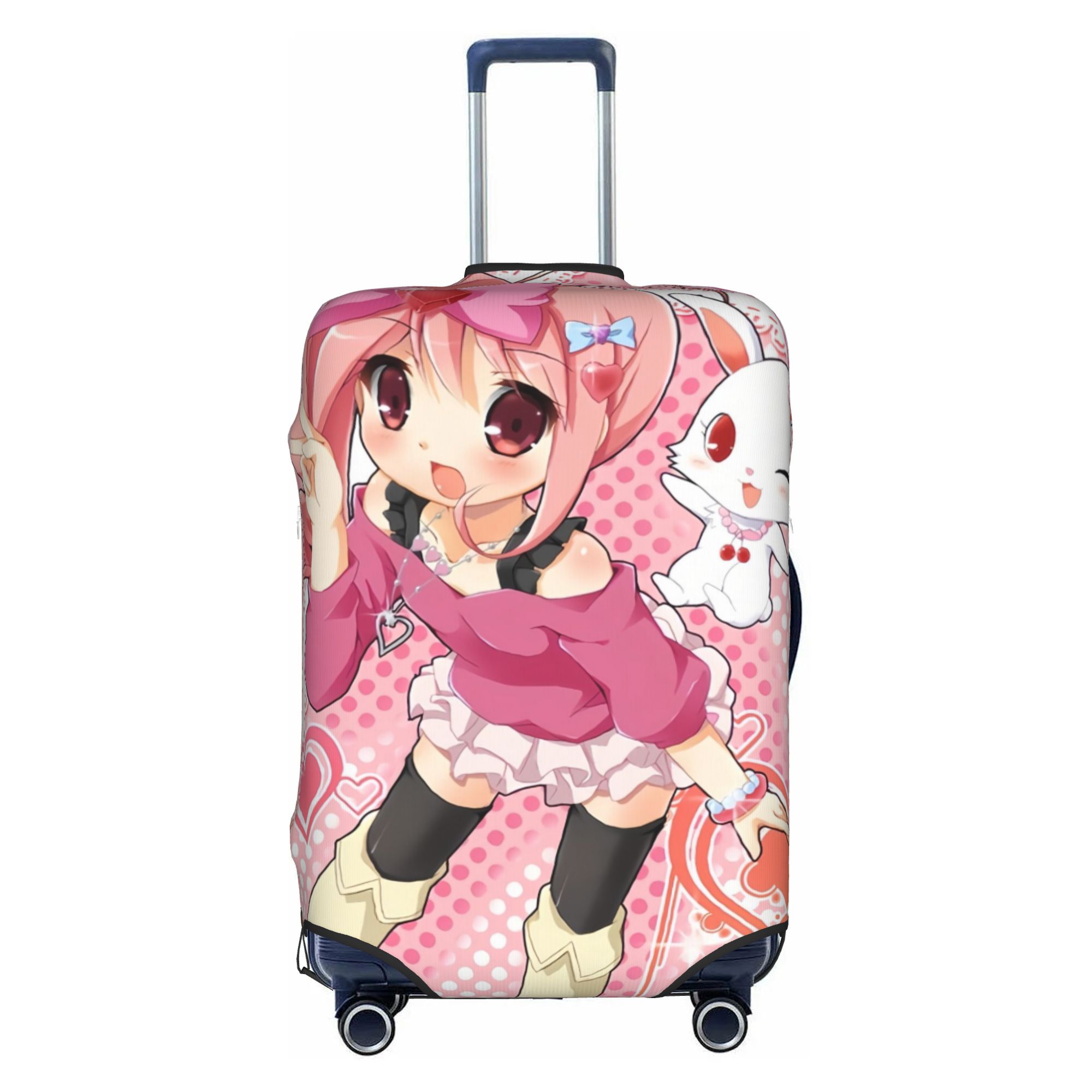 カスタム漫画ジュエルペット日本アニメスーツケースカバー弾性荷物保護カバー 18-32 インチ