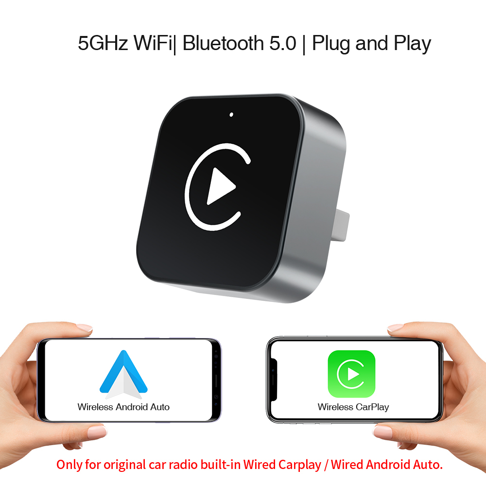 ワイヤレス Android Auto Carplay ボックス/アダプター スマート USB ドングル変換有線からワイヤレス自動接続工場有線 CarPlay 車用