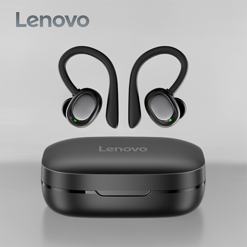 オリジナル Lenovo SP180 スポーツワイヤレスイヤホン LED 電源ディスプレイ Hifi ステレオサウンドヘッドセット Bluetooth ヘッドフォンとマイク
