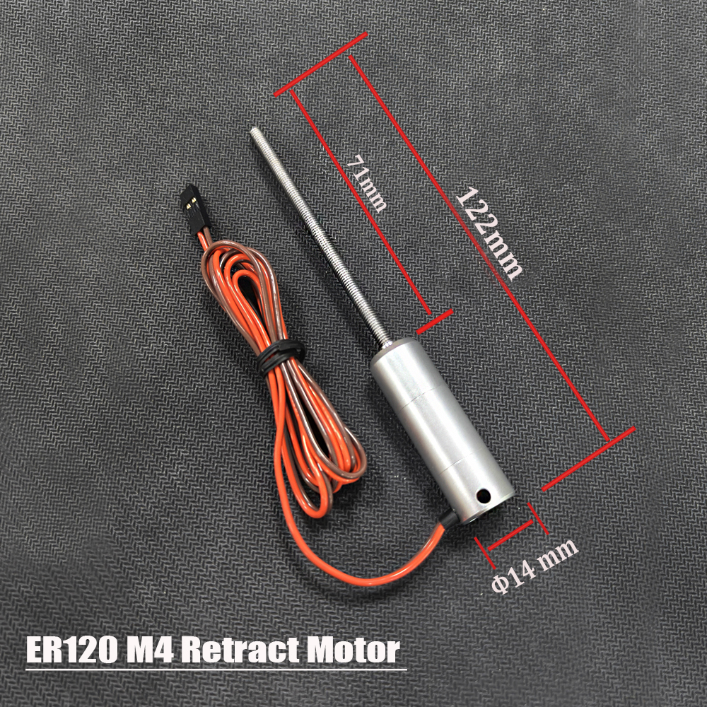 JP 趣味飛行機フルメタル電動リトラクトモーター ER150 M4 12-17 キロ/ER120 M3 4 キロ DIY