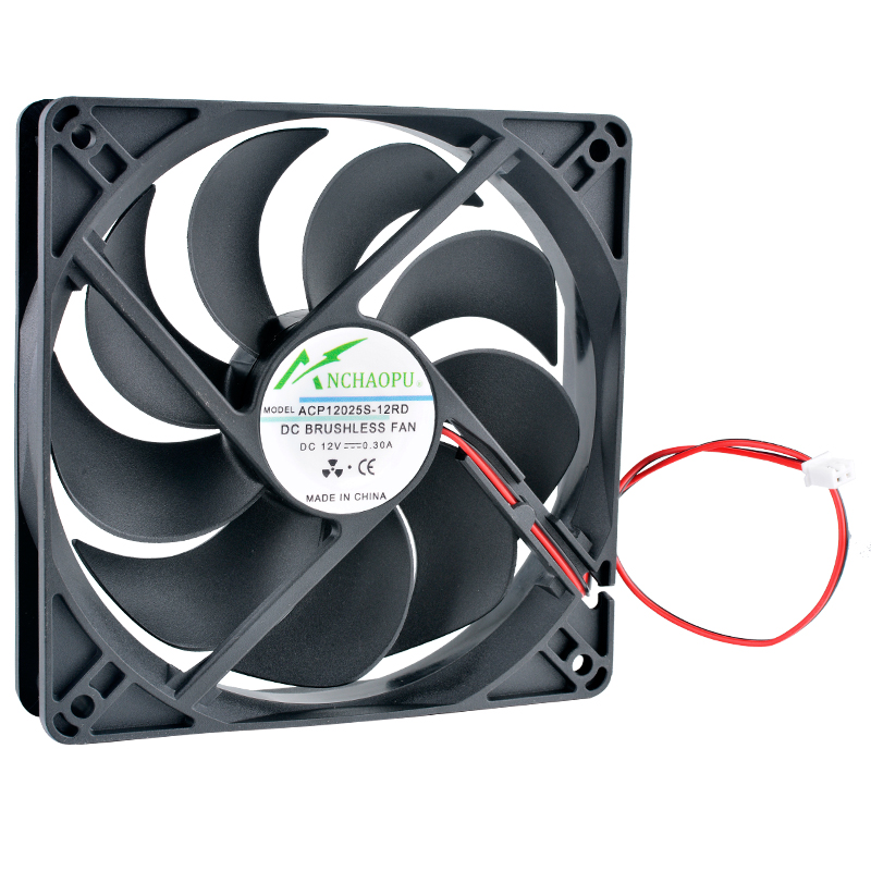 ACP12025S 12cm 120mmファン 120x120x25mm DC12V 0.30A 2000rpm 高速冷却ファン（シャーシ電源用）