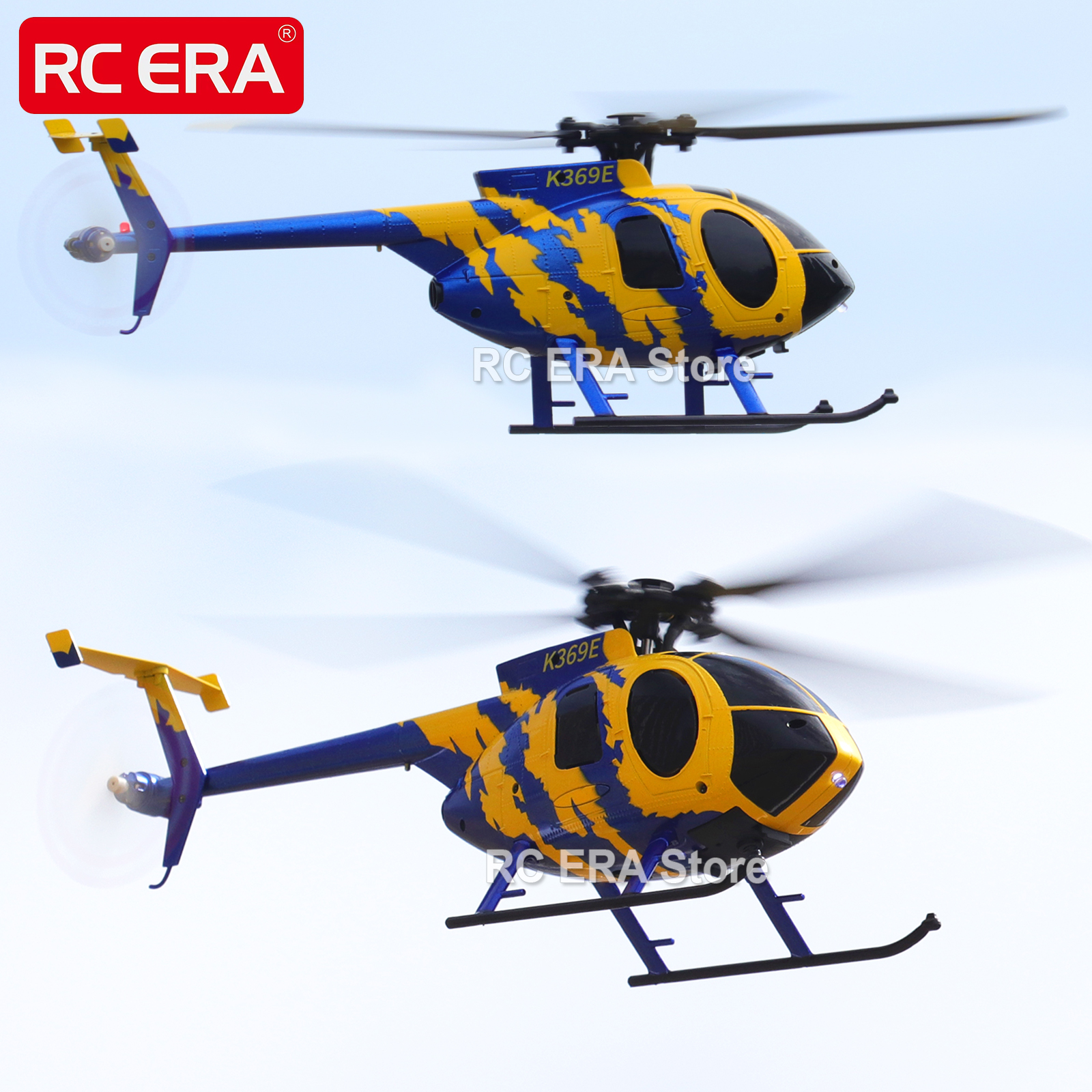 RC ERA C184 ミニ MD500 オプティカルフローセンサースケール付きマイクロ RC ヘリコプター大人用初心者リモコン趣味のおもちゃギフト