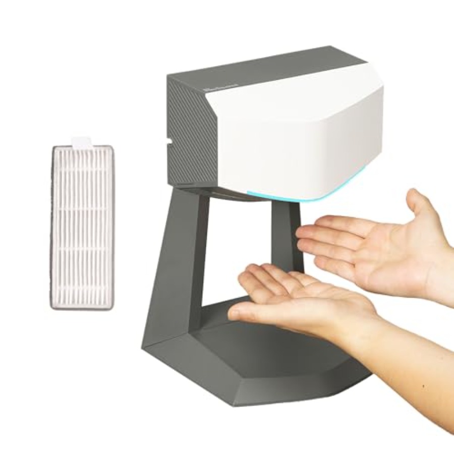 アクセサリースタンド付きハンドドライヤー 商業/住宅用HEPAフィルター - コンパクト、ポータブル、高速、UL/ETLリスト取得