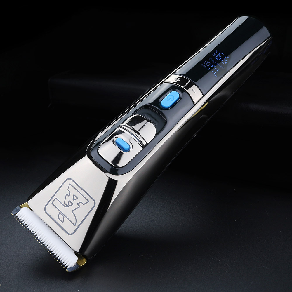 XUANFENG バリカン、電動バリカン、家庭用またはヘアサロン用バリカン用の 3 段階調整可能な LED ディスプレイ