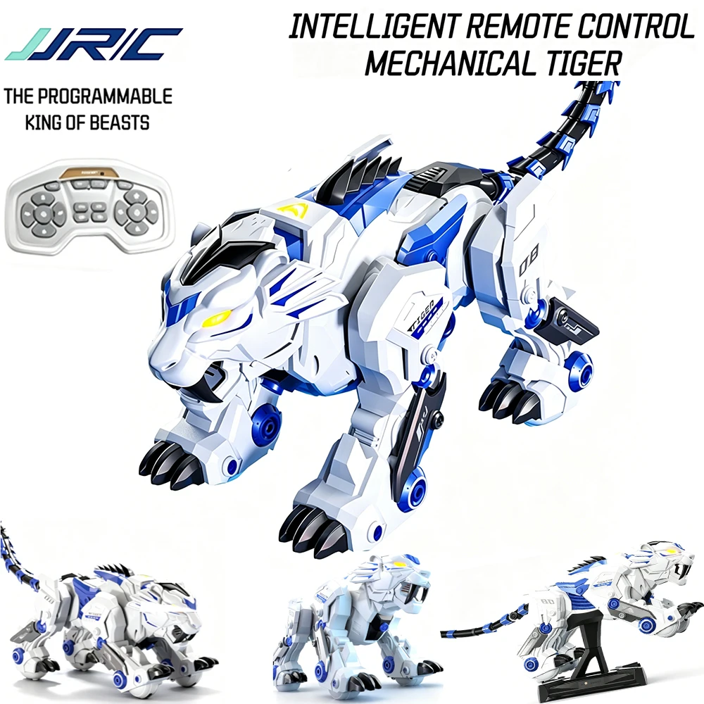 JJRC R38 RC ロボット子供の知育玩具スマートプログラミング遠隔制御機械タイガー感覚バイオニックダンスロボット