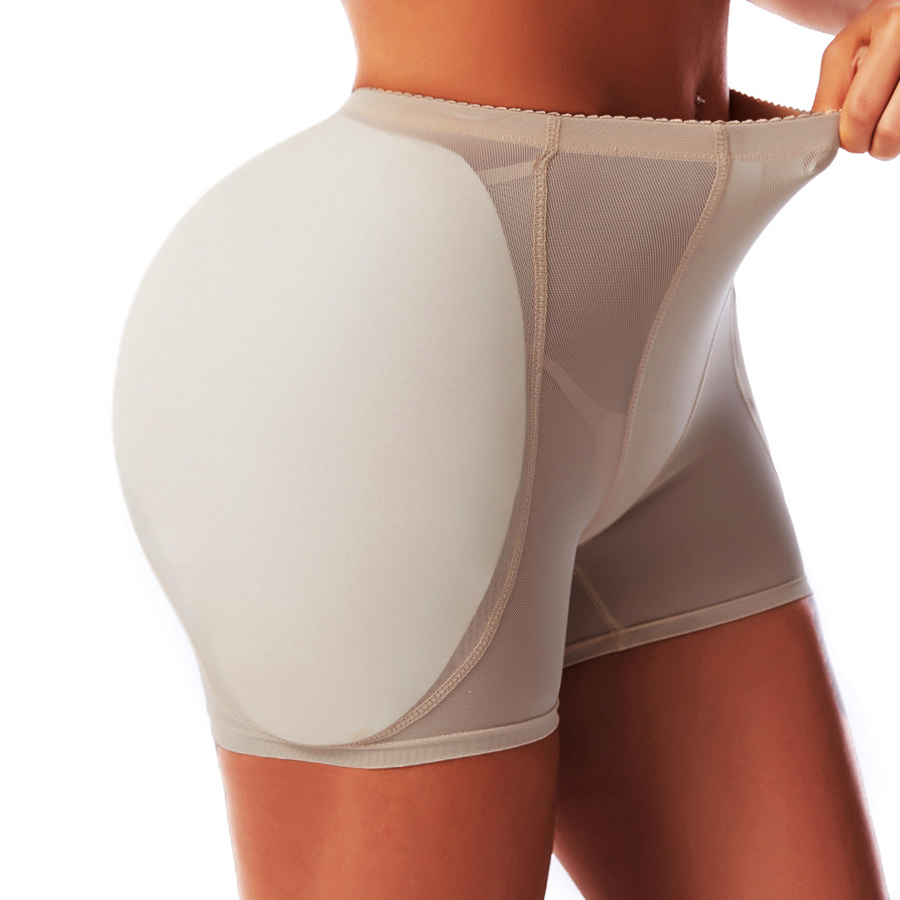 大きなお尻スポンジパッド入りパンティセクシーなバットリフター偽のお尻戦利品ヒップエンハンサーウエストトレーナーコントロールパンティーパッド尻ボディシェイパー