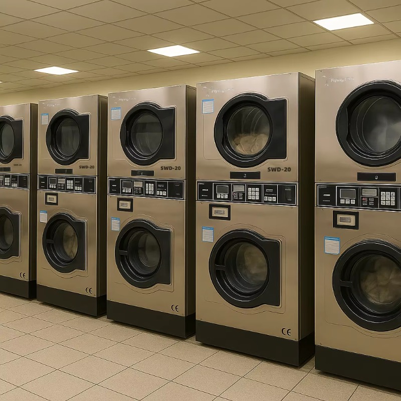 カスタム業務用コインランドリー洗濯機 ランドリー機器用洗濯機・乾燥機事業