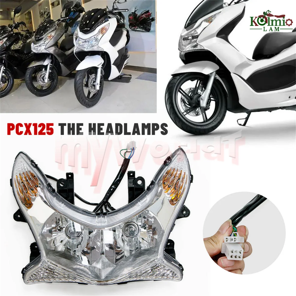ホンダ PCX125 PCX150 2009 - 2013 ヘッドライトアセンブリヘッドランプ PCX 125 150 2010 2011 2012