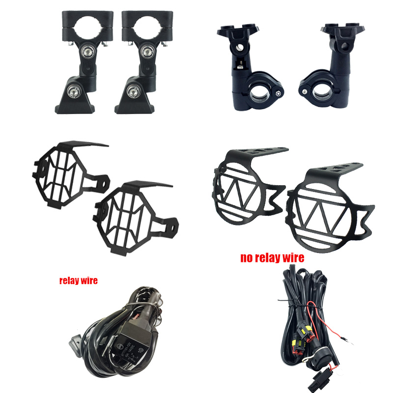 補助ライトブラケットリレーカバーワイヤーホルダー BMW R1200GS F800GS F700GS F650 K1600