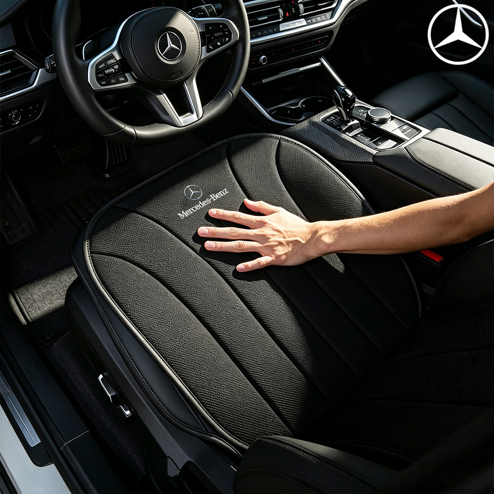 四季ユニバーサル車のインテリアシートクッション通気性ノンスリップシートパッドメルセデス · ベンツ GLC X253 X254 C クラス W205 W206